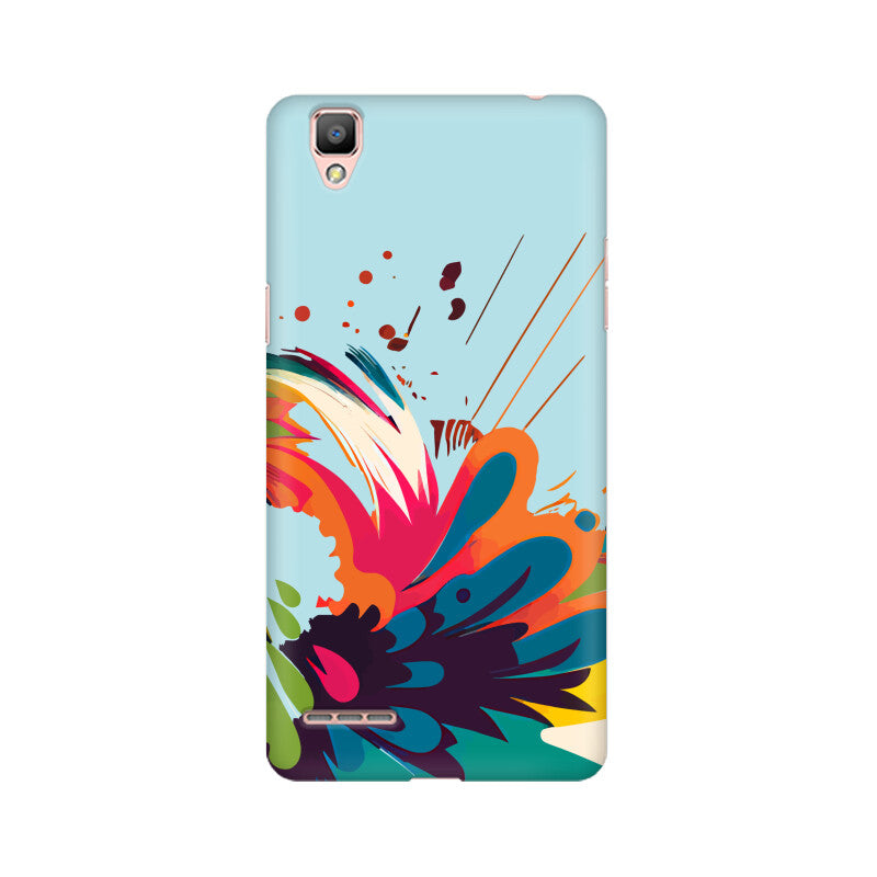 JOVIN-MV Oppo Sublimation Phone Case In Blue Floral All Models