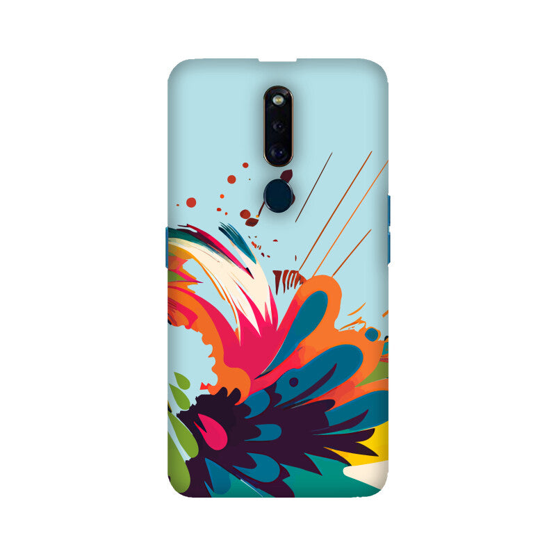 JOVIN-MV Oppo Sublimation Phone Case In Blue Floral All Models