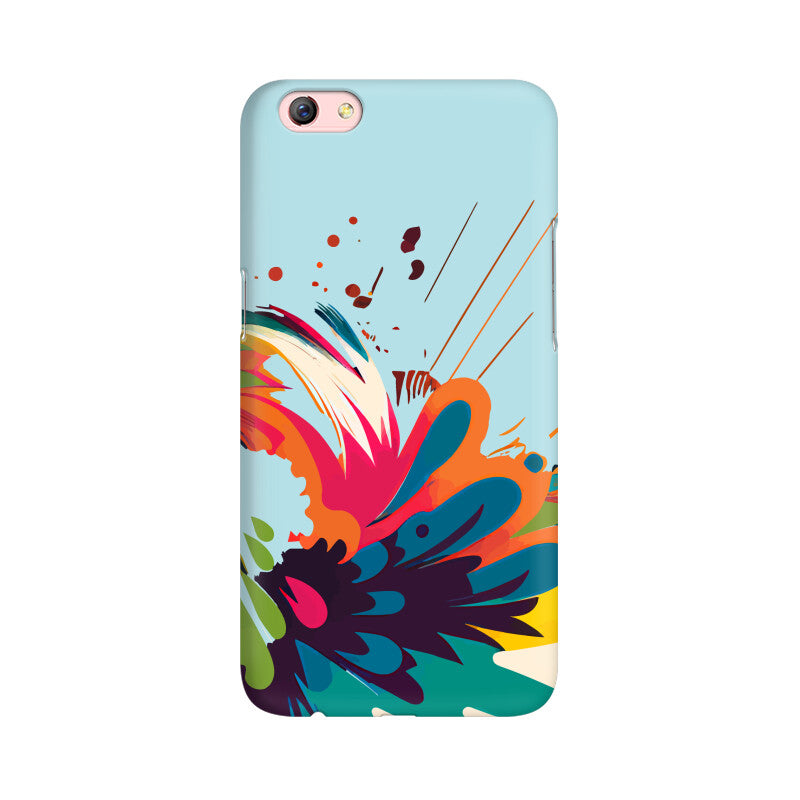 JOVIN-MV Oppo Sublimation Phone Case In Blue Floral All Models