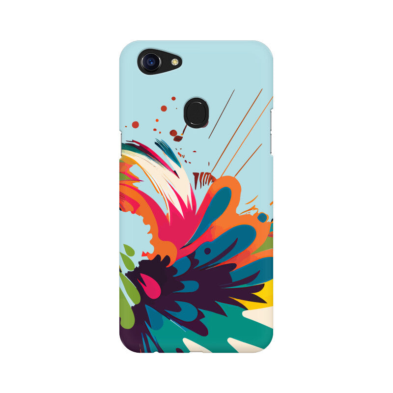 JOVIN-MV Oppo Sublimation Phone Case In Blue Floral All Models