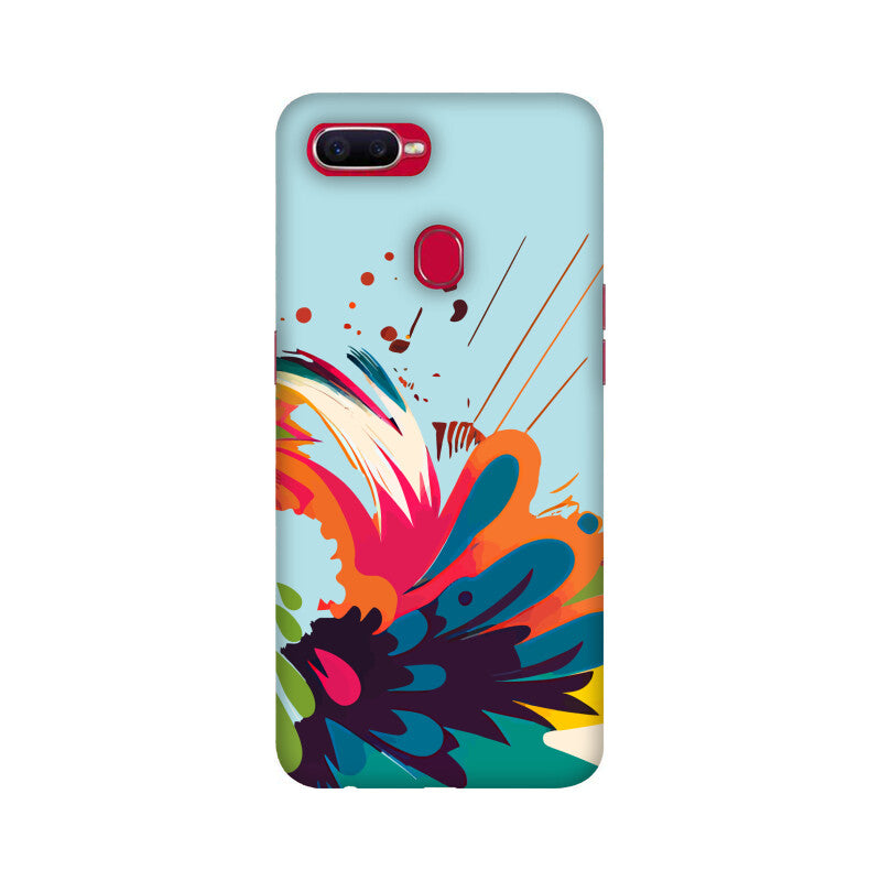 JOVIN-MV Oppo Sublimation Phone Case In Blue Floral All Models