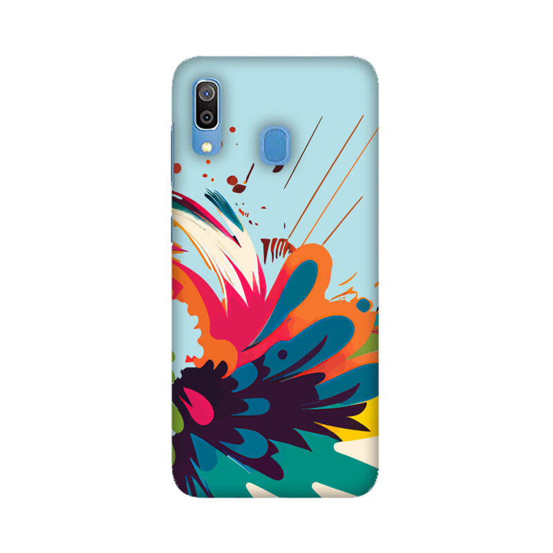 JOVIN-MV Samsung Sublimation Phone Case In Blue Floral All Models