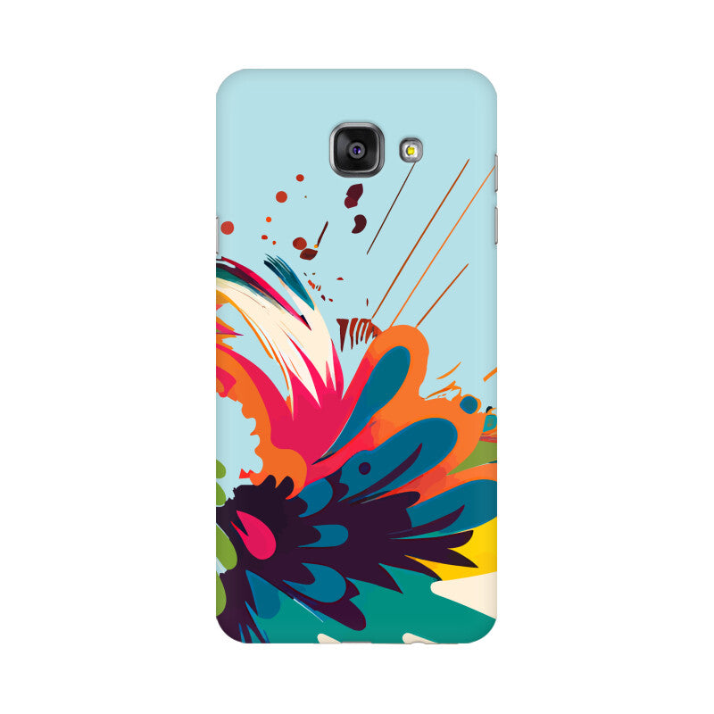 JOVIN-MV Samsung Sublimation Phone Case In Blue Floral All Models