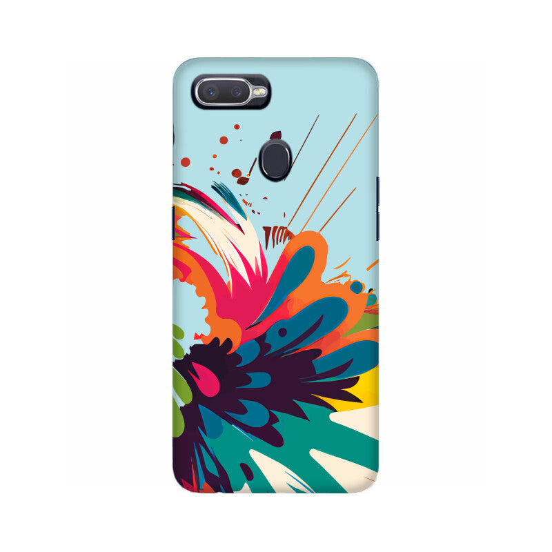 JOVIN-MV Realme Sublimation Phone Case In Blue Floral All Models