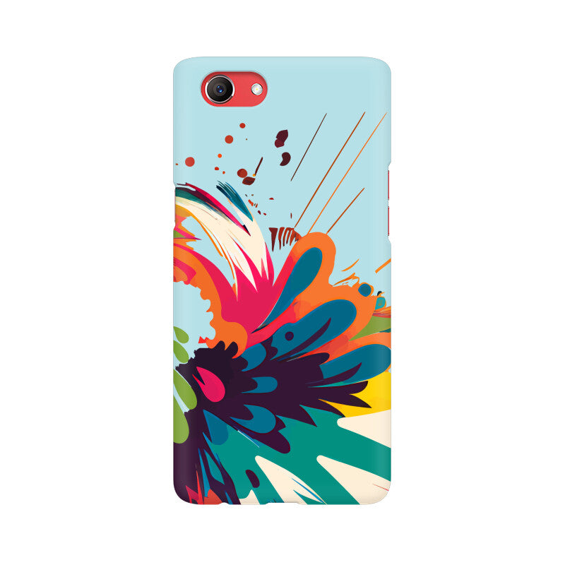 JOVIN-MV Realme Sublimation Phone Case In Blue Floral All Models