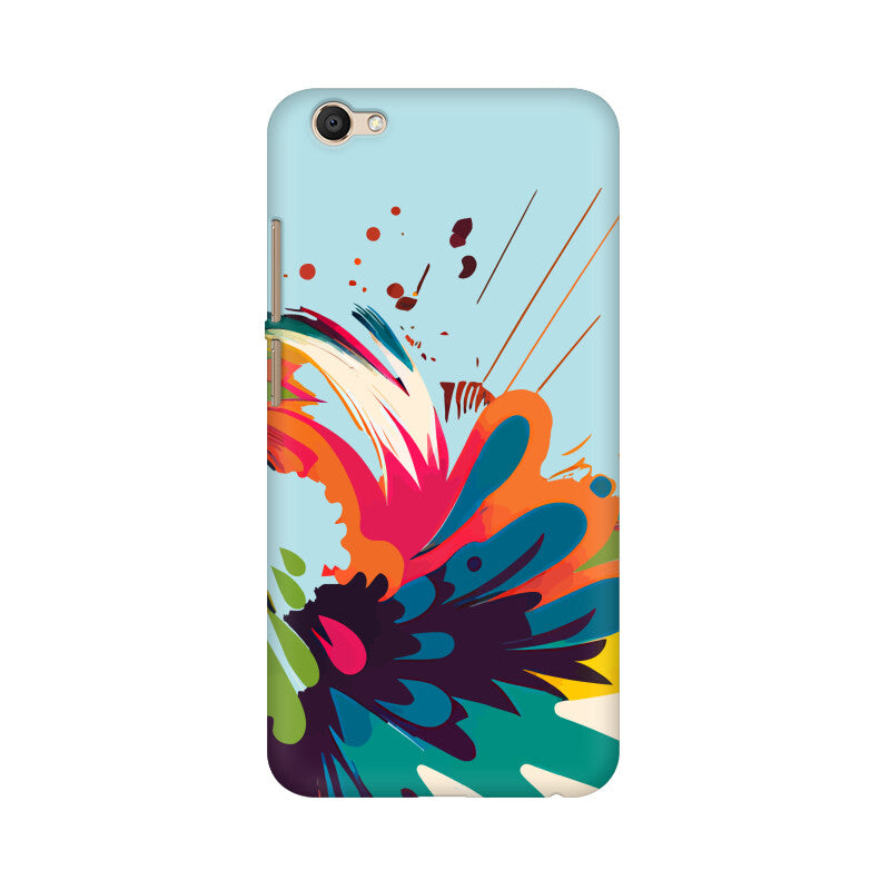 JOVIN-MV Vivo Sublimation Phone Case In Blue Floral All Models