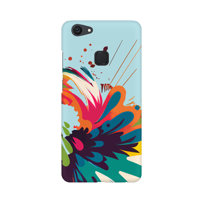 JOVIN-MV Vivo Sublimation Phone Case In Blue Floral All Models