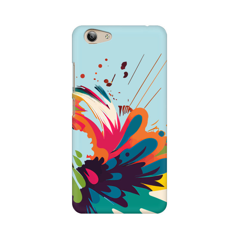 JOVIN-MV Vivo Sublimation Phone Case In Blue Floral All Models