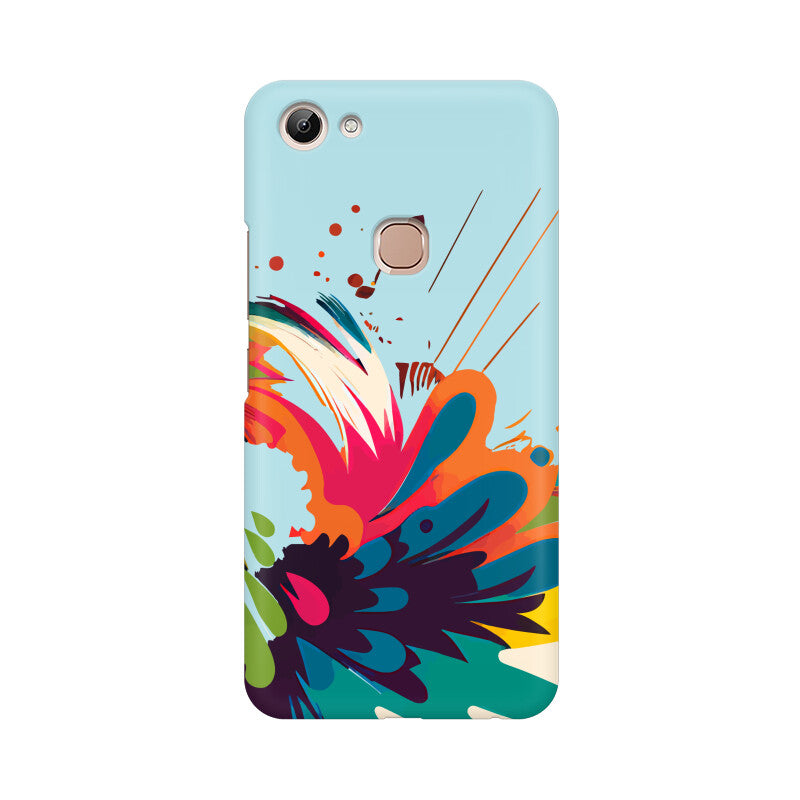 JOVIN-MV Vivo Sublimation Phone Case In Blue Floral All Models