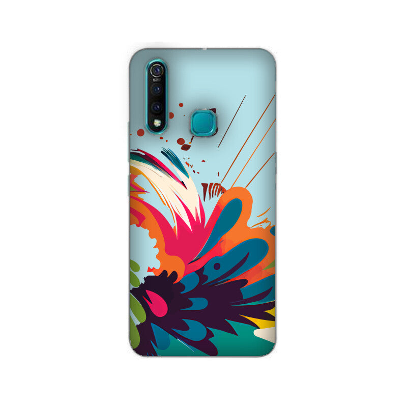 JOVIN-MV Vivo Sublimation Phone Case In Blue Floral All Models