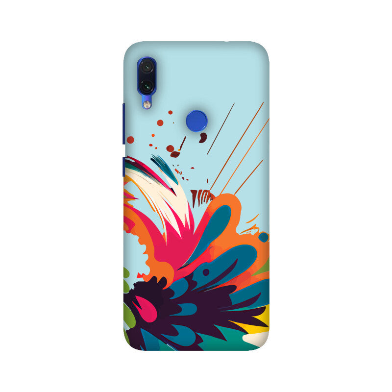 JOVIN-MV Xiaomi Redmi Sublimation Phone Case In Blue Floral All Models