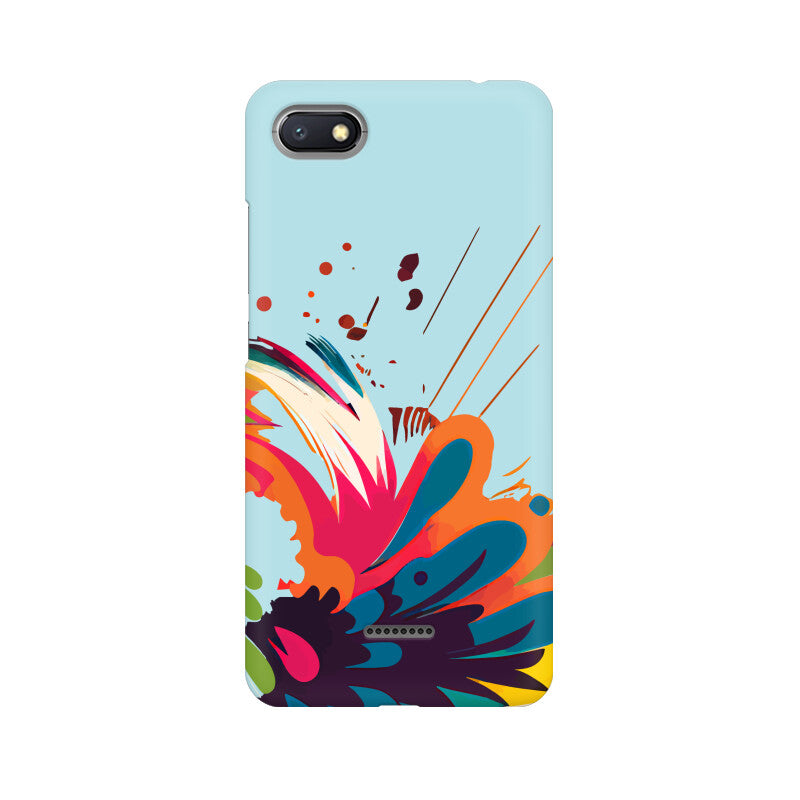 JOVIN-MV Xiaomi Redmi Sublimation Phone Case In Blue Floral All Models