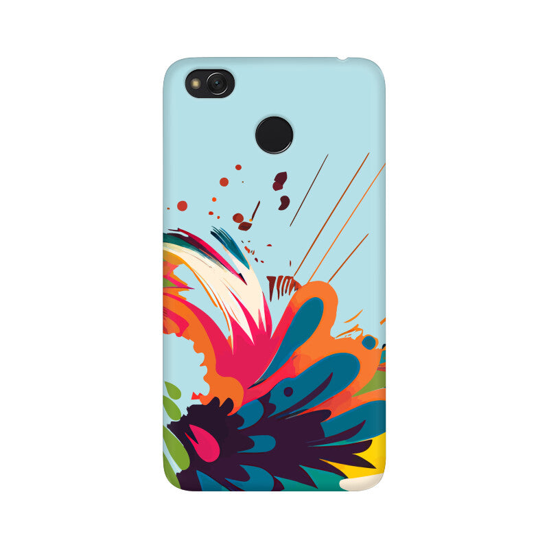 JOVIN-MV Xiaomi Redmi Sublimation Phone Case In Blue Floral All Models