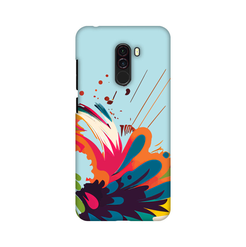 JOVIN-MV Xiaomi Redmi Sublimation Phone Case In Blue Floral All Models