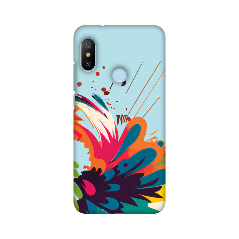 JOVIN-MV Xiaomi Redmi Sublimation Phone Case In Blue Floral All Models