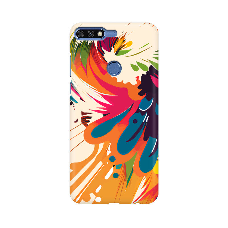 JOVIN-MV Huawei Sublimation Phone Case In Cream Floral All Models