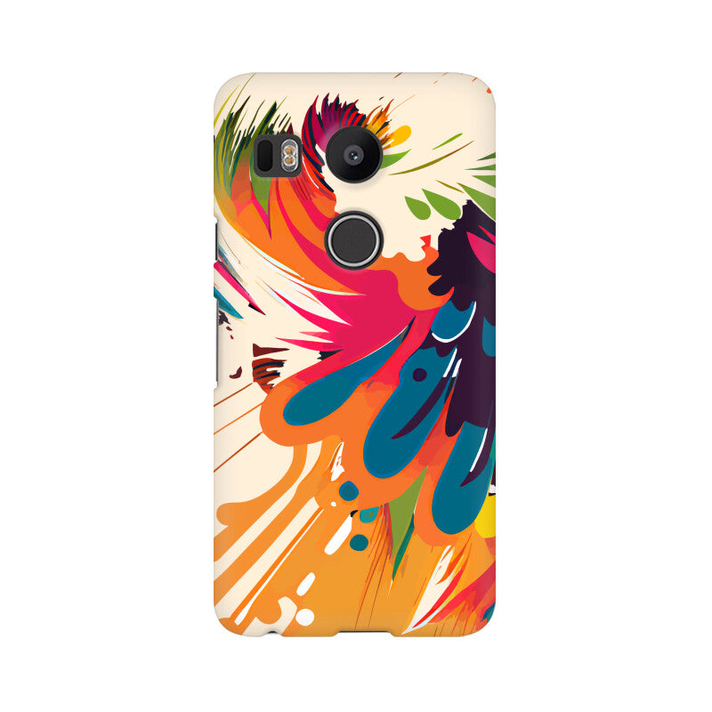 JOVIN-MV LG Sublimation Phone Case In Cream Floral All Models
