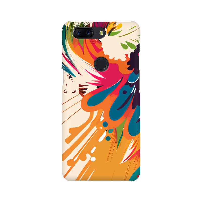 JOVIN-MV OnePlus Sublimation Phone Case In Cream Floral All Models