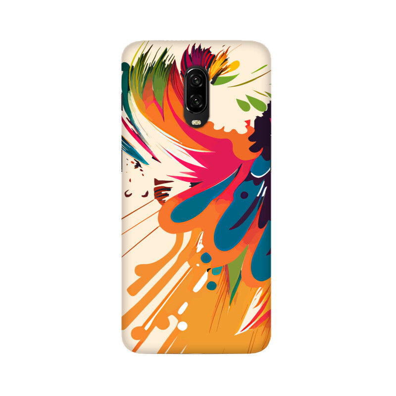 JOVIN-MV OnePlus Sublimation Phone Case In Cream Floral All Models