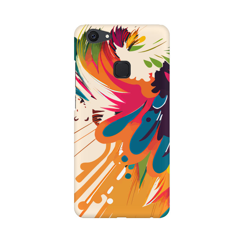 JOVIN-MV Vivo Sublimation Phone Case In Cream Floral All Models