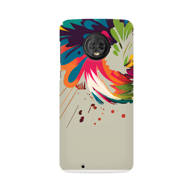 JOVIN-MV Moto Sublimation Phone Case In Silver Floral All Models