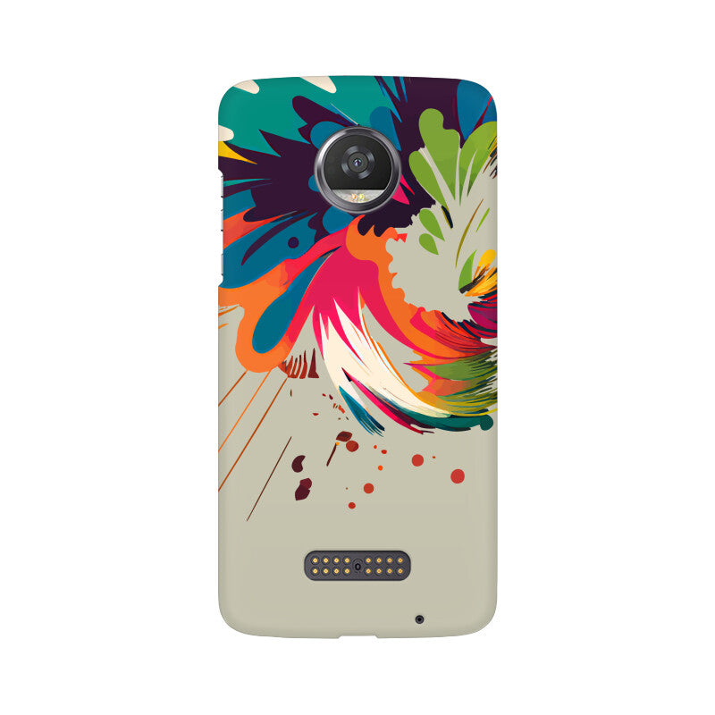 JOVIN-MV Moto Sublimation Phone Case In Silver Floral All Models