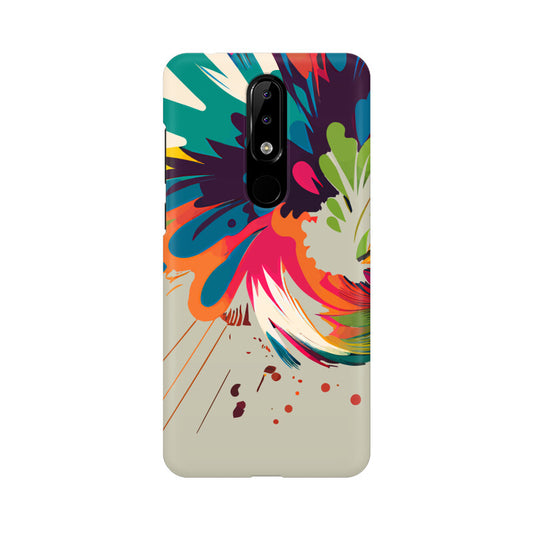 JOVIN-MV Nokia Sublimation Phone Case In Silver Floral All Models