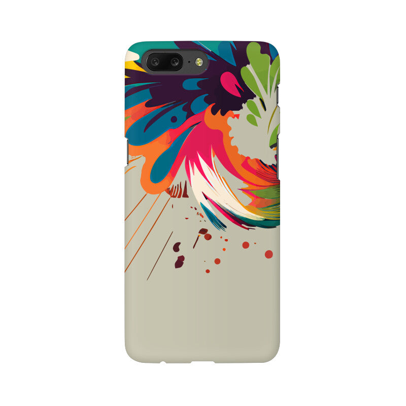 JOVIN-MV OnePlus Sublimation Phone Case In Silver Floral All Models