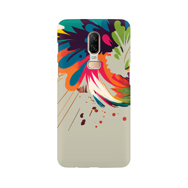 JOVIN-MV OnePlus Sublimation Phone Case In Silver Floral All Models