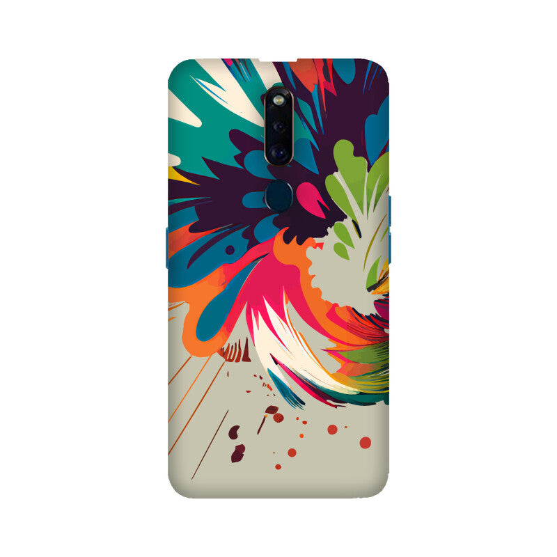 JOVIN-MV Oppo Sublimation Phone Case In Silver Floral All Models