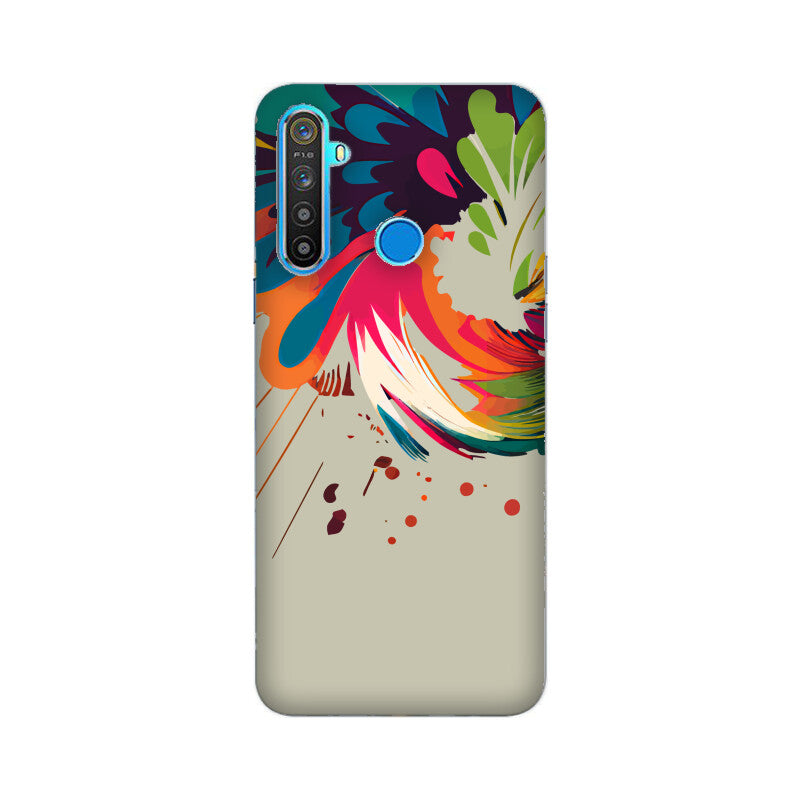 JOVIN-MV Realme Sublimation Phone Case In Silver Floral All Models