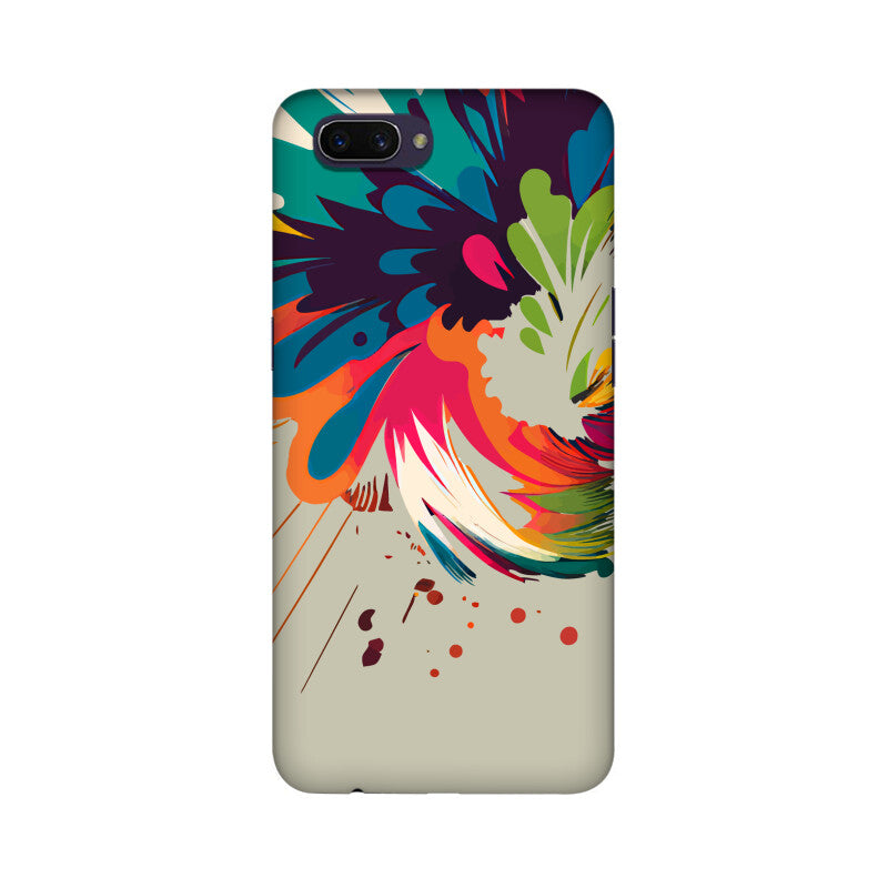 JOVIN-MV Realme Sublimation Phone Case In Silver Floral All Models