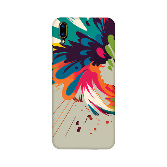 JOVIN-MV Vivo Sublimation Phone Case In Silver Floral All Models