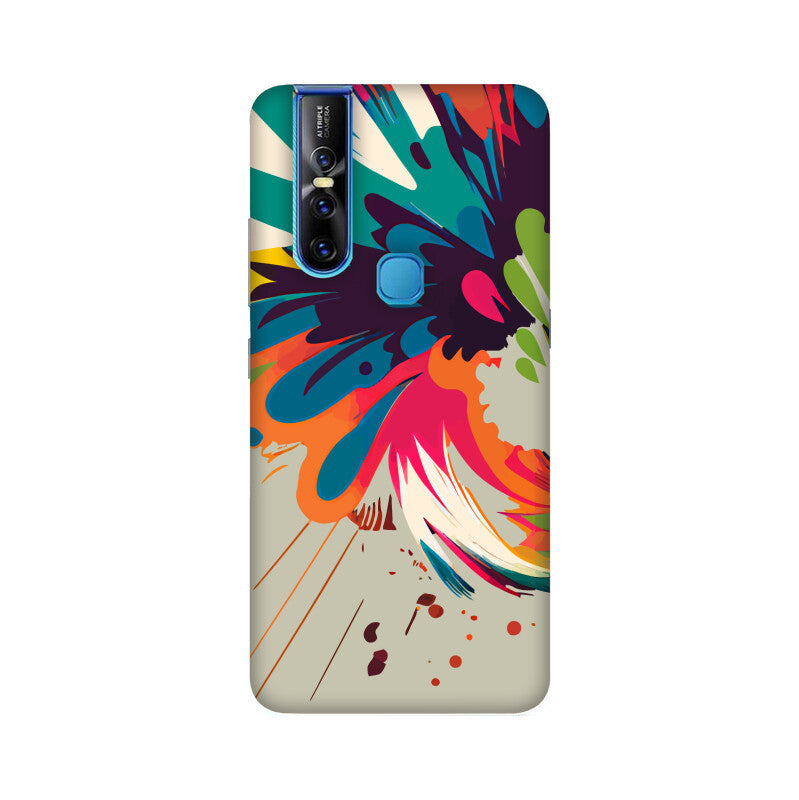 JOVIN-MV Vivo Sublimation Phone Case In Silver Floral All Models