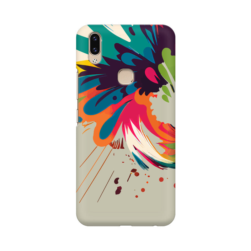 JOVIN-MV Vivo Sublimation Phone Case In Silver Floral All Models