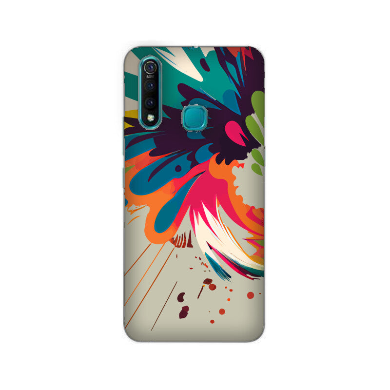 JOVIN-MV Vivo Sublimation Phone Case In Silver Floral All Models