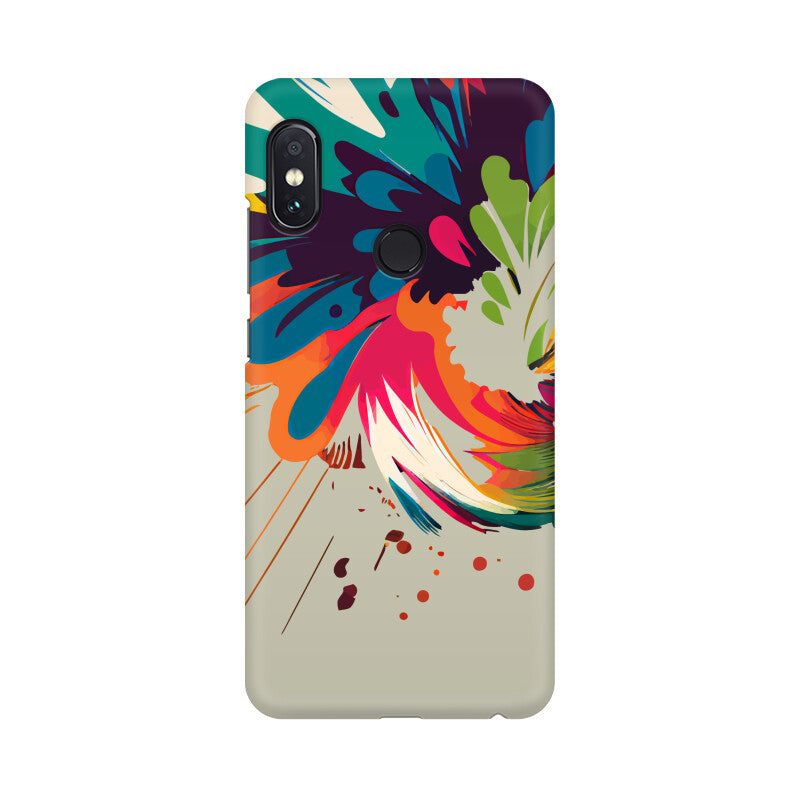 JOVIN-MV Xiaomi Redmi Sublimation Phone Case In Silver Floral All Models