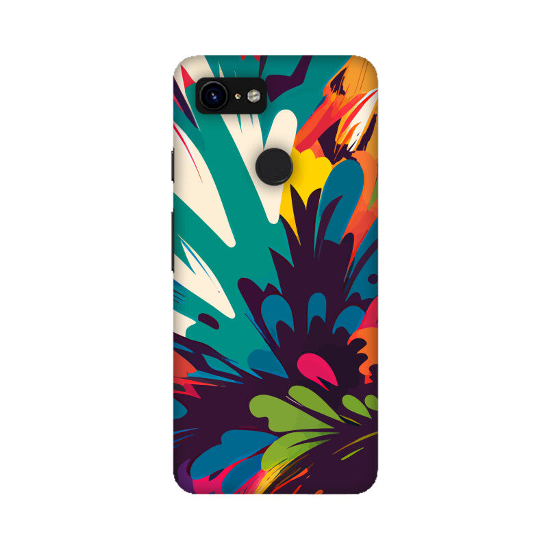 JOVIN-MV Google Pixel Sublimation Phone Case In Floral Black All Models