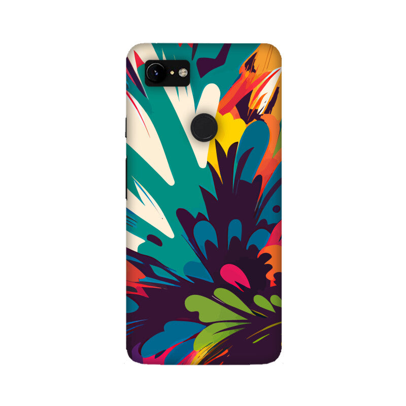 JOVIN-MV Google Pixel Sublimation Phone Case In Floral Black All Models