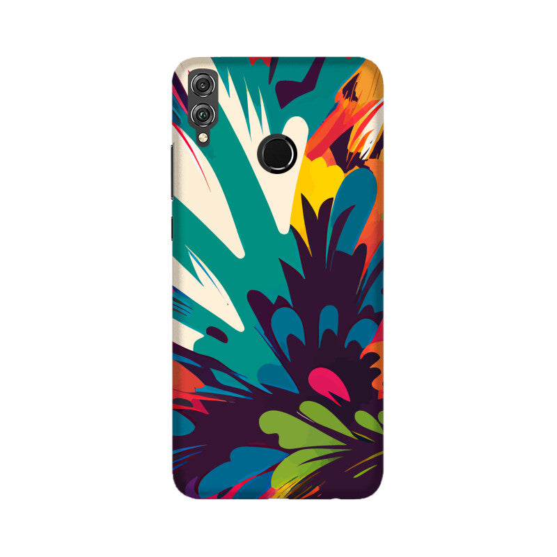 JOVIN-MV Huawei Sublimation Phone Case In Floral Black All Models