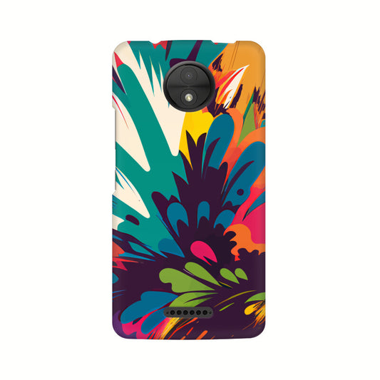 JOVIN-MV Moto Sublimation Phone Case In Floral Black All Models