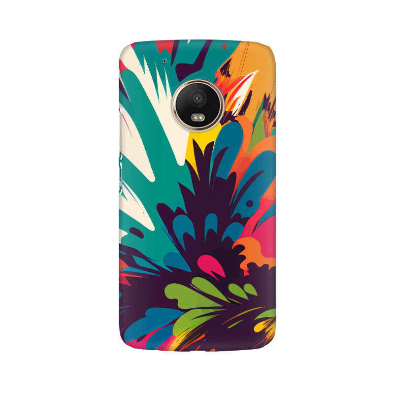 JOVIN-MV Moto Sublimation Phone Case In Floral Black All Models