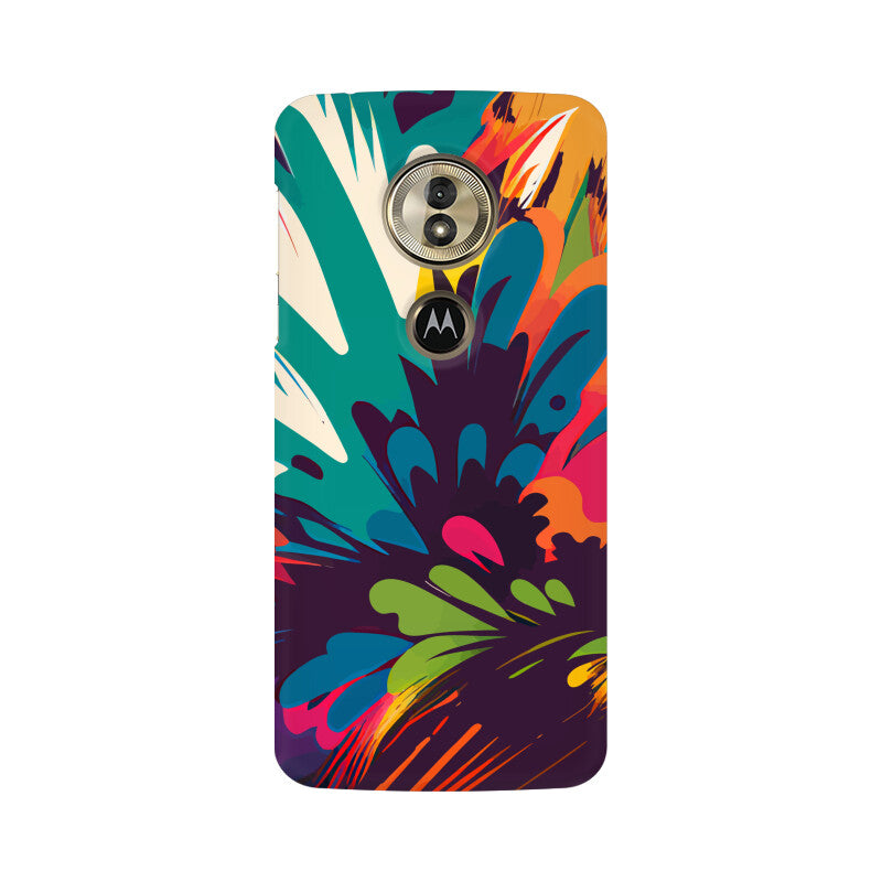 JOVIN-MV Moto Sublimation Phone Case In Floral Black All Models