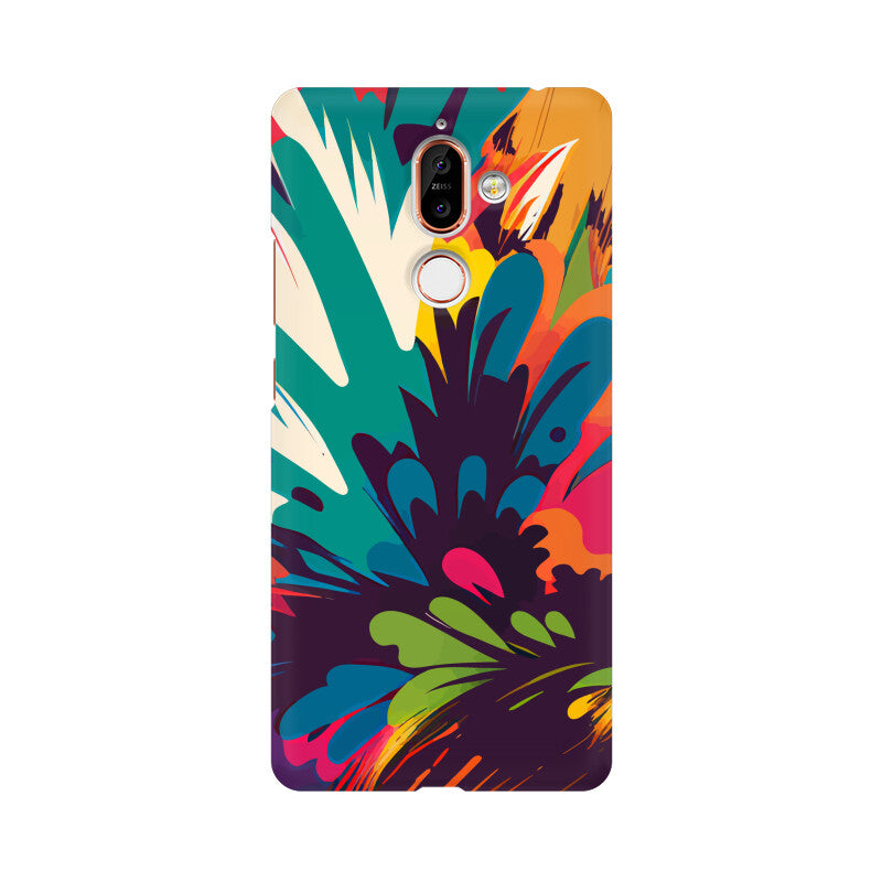 JOVIN-MV Moto Sublimation Phone Case In Floral Black All Models