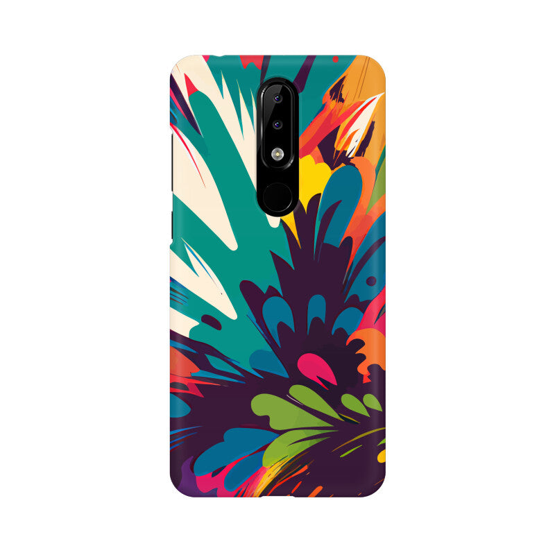 JOVIN-MV Nokia Sublimation Phone Case In Floral Black All Models