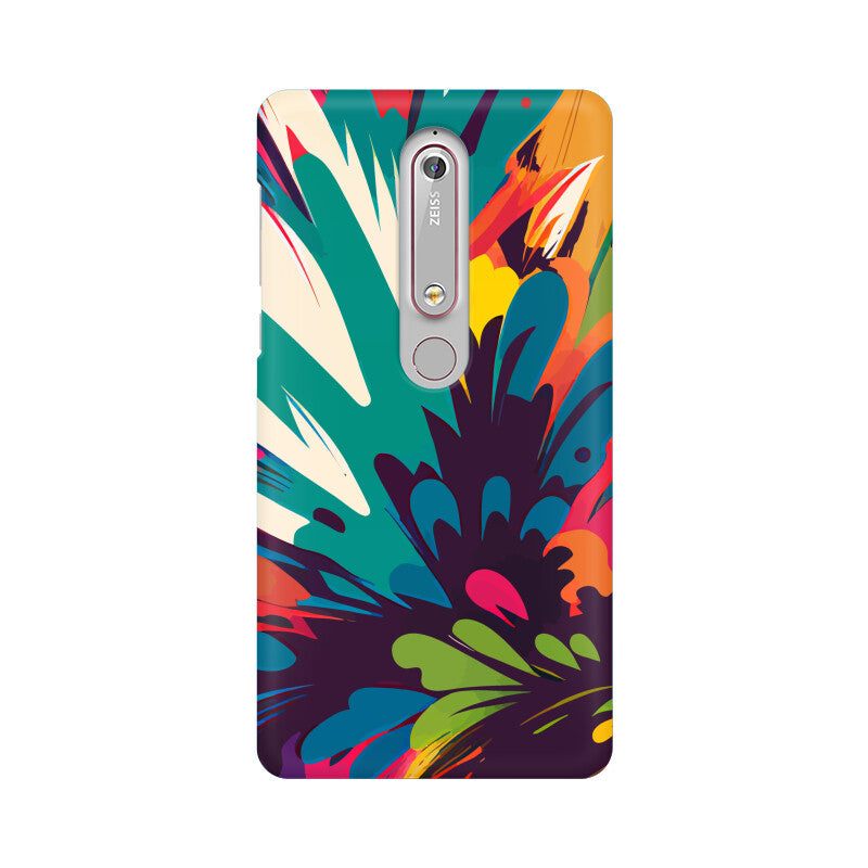 JOVIN-MV Nokia Sublimation Phone Case In Floral Black All Models