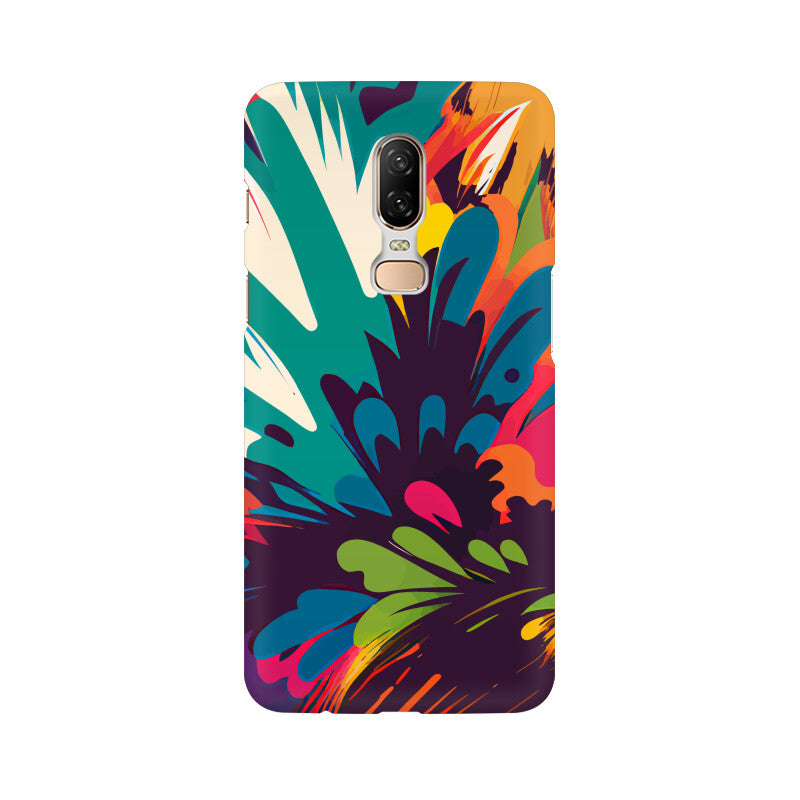 JOVIN-MV OnePlus Sublimation Phone Case In Floral Black All Models