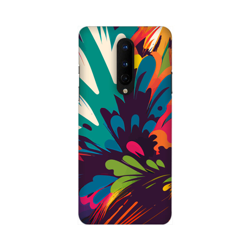 JOVIN-MV OnePlus Sublimation Phone Case In Floral Black All Models