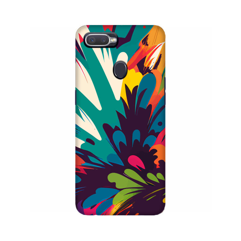 JOVIN-MV Realme Sublimation Phone Case In Floral Black All Models