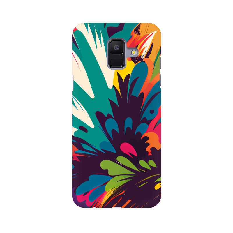 JOVIN-MV Samsung Sublimation Phone Case In Floral Black All Models